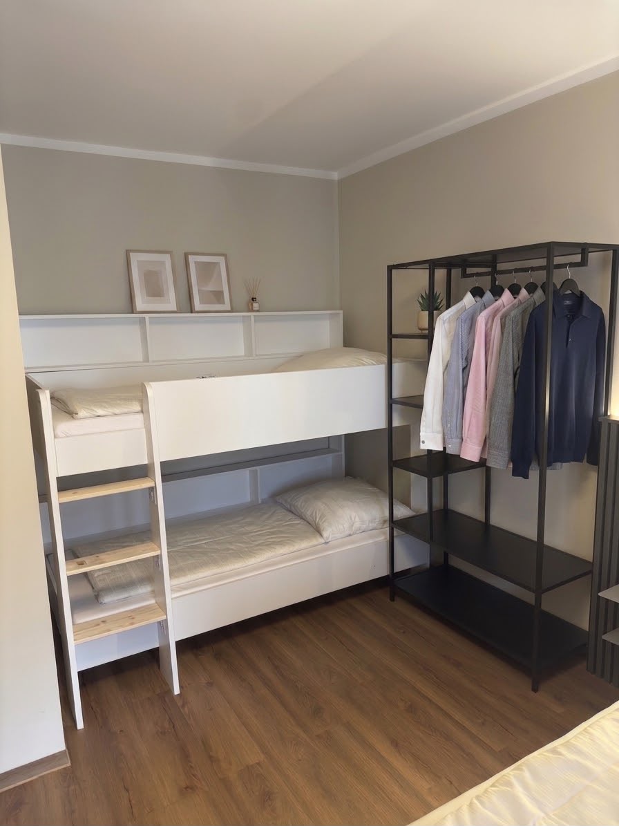 Familienzimmer – Hochbett im Hotel Wali Bielefeld