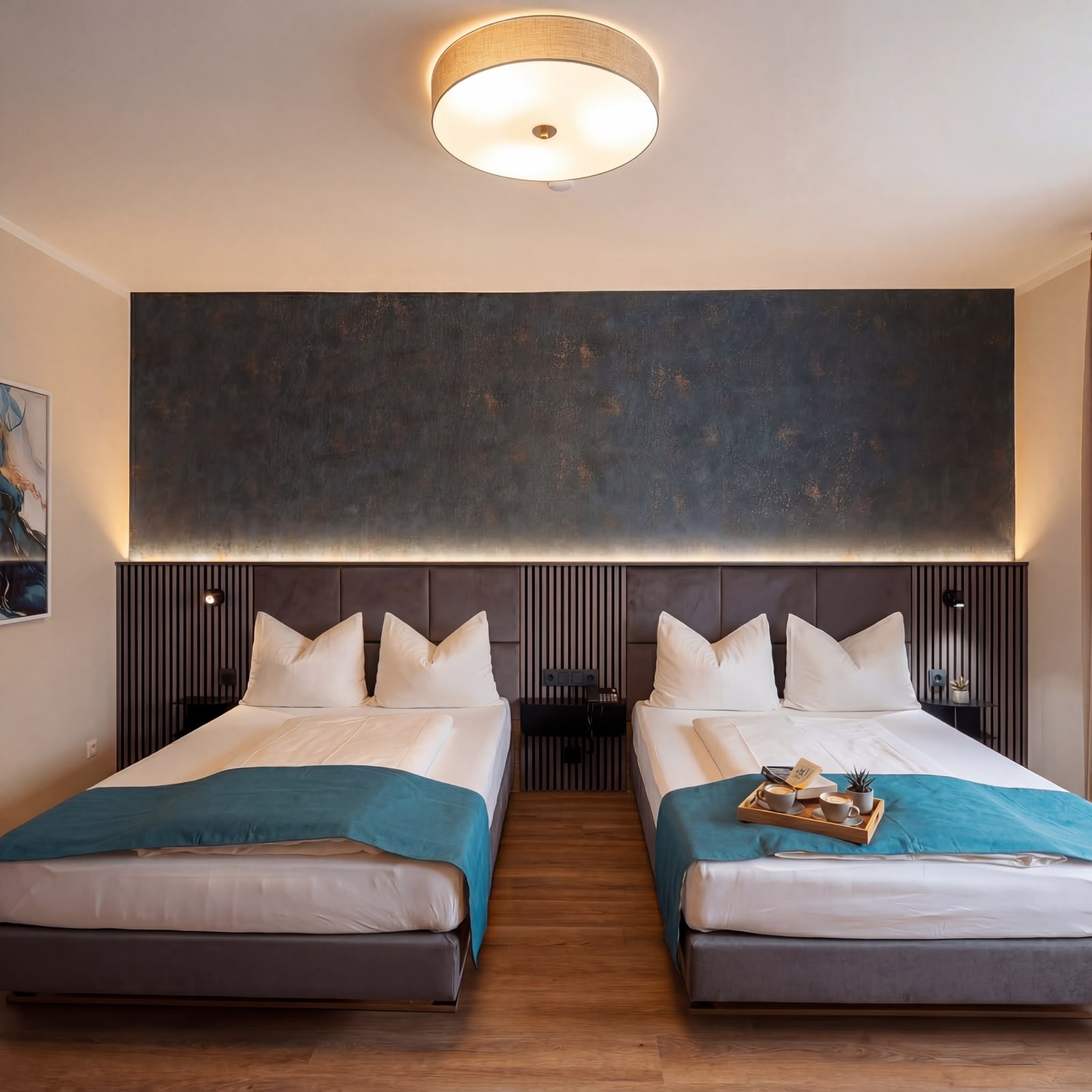 Zweibettzimmer Standard im Hotel Wali Bielefeld